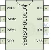 AC3030_OTP30s硬封装DIP8/SOP8图片